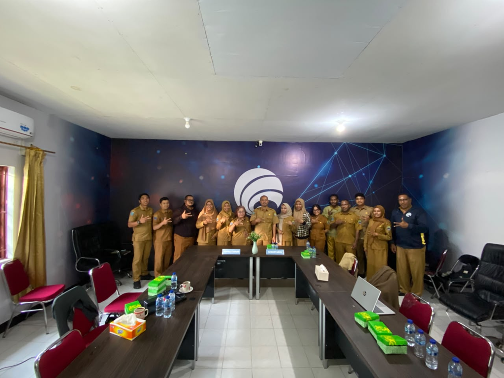 Dinas Kesehatan Kab.Kaimana mengikuti Pendampingan Pengelolaan Website OPD pada Dinas Kominfo Kab. Kaimana